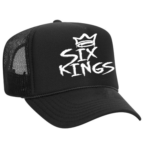 Six Kings Foam Trucker Hat - Black/White