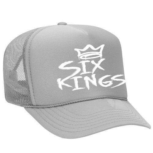 Six Kings Trucker Hat - Grey/White
