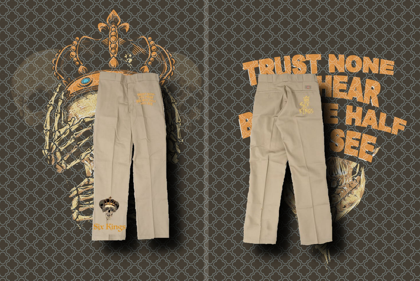 Six Kings x Dickies "Trust None You Hear" - Work Pants